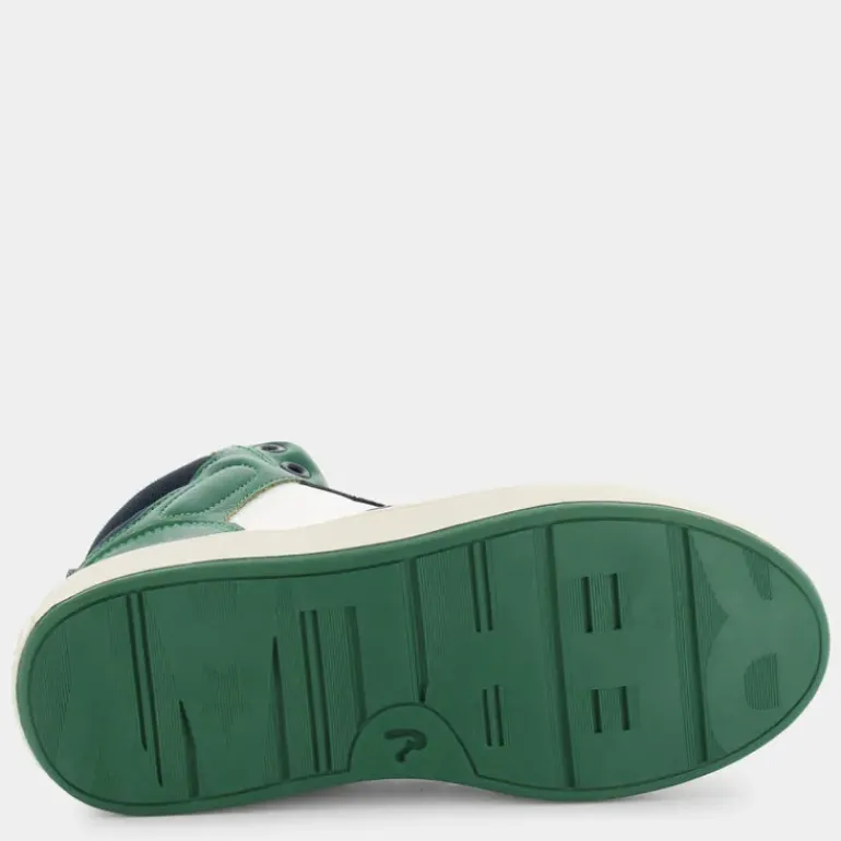 COBRA 6 BOY- SNEAKERS NAVY GREEN OFF WHITE JZ190042S