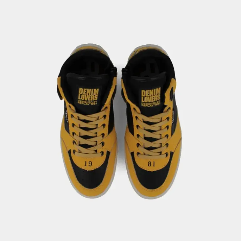 COBRA 1- SNEAKERS GIALLO NERO JZ1900032S
