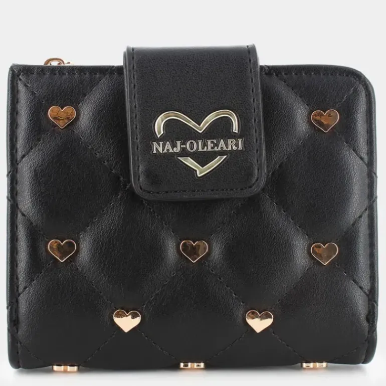 CUORE9- PICCOLA PELLETTERIA NERO 2497