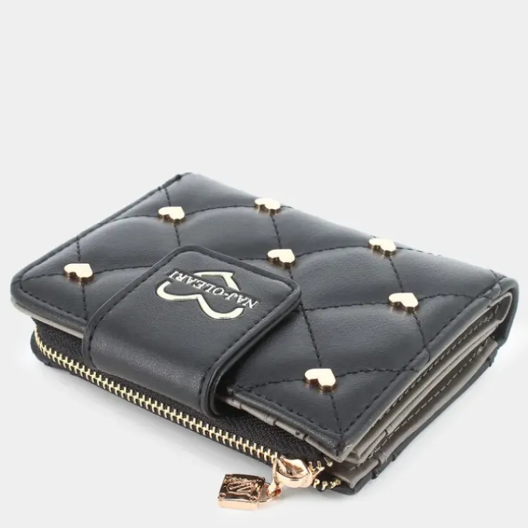 CUORE9- PICCOLA PELLETTERIA NERO 2497