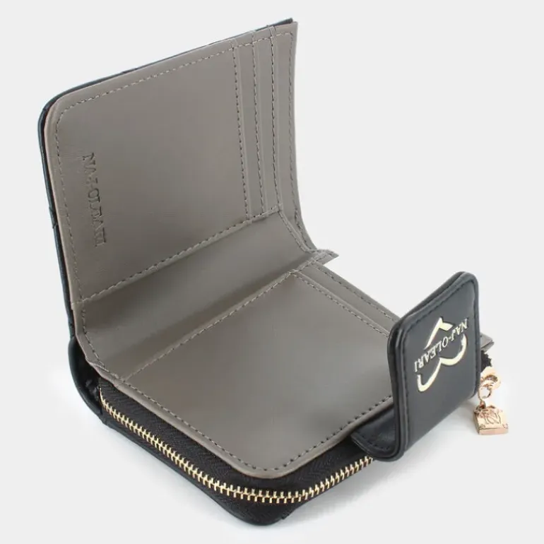 CUORE9- PICCOLA PELLETTERIA NERO 2497