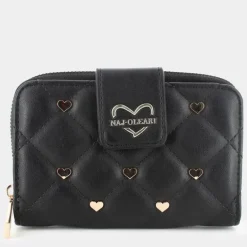 CUORE9- PICCOLA PELLETTERIA NERO 2491