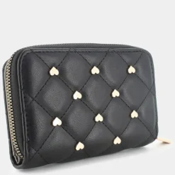 CUORE9- PICCOLA PELLETTERIA NERO 2491