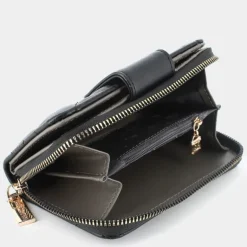 CUORE9- PICCOLA PELLETTERIA NERO 2491