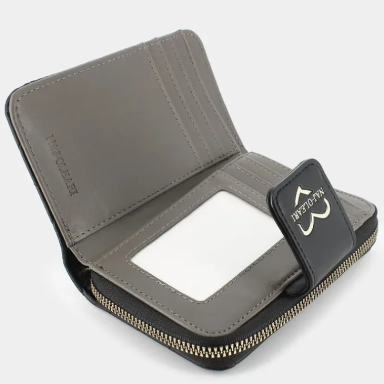 CUORE9- PICCOLA PELLETTERIA NERO 2491
