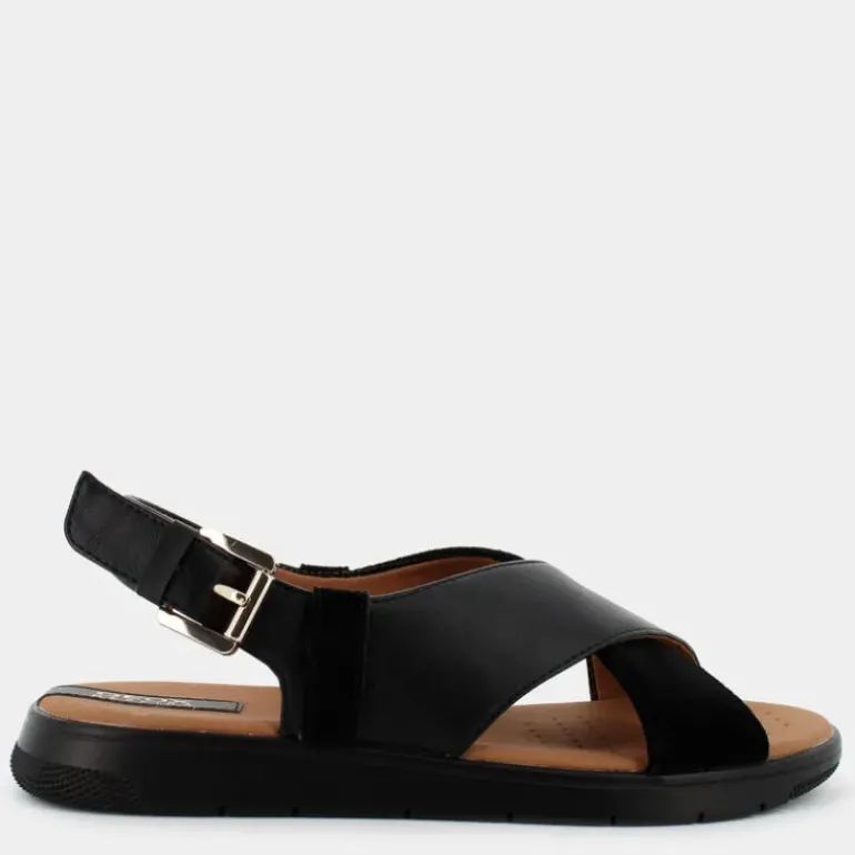 D DANDRA B- SANDALI NERO D45NNB05422C9999