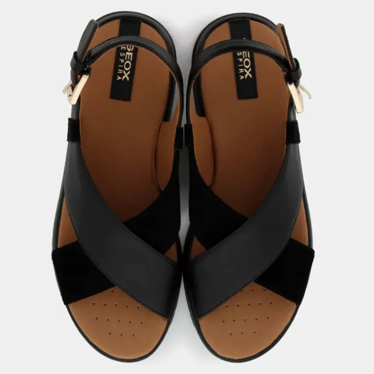 D DANDRA B- SANDALI NERO D45NNB05422C9999