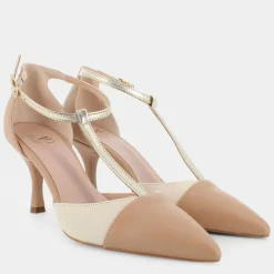 DECOLLET&Egrave; BEIGE NO-E24D-01