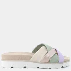 DELIA- SANDALI SABBIA/SALVIA 7669011
