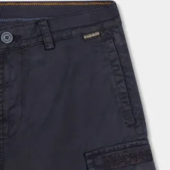 DELINE- PANTALONI BLU MARINE NP0A4HOT