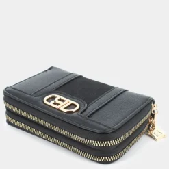 DELRAY- PICCOLA PELLETTERIA NERO 502-006A