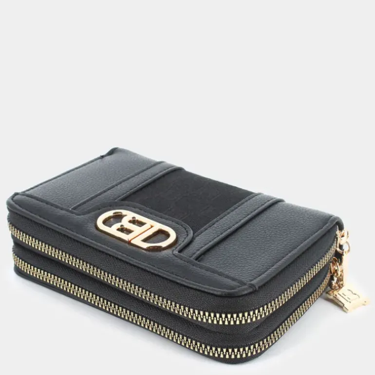 DELRAY- PICCOLA PELLETTERIA NERO 502-006A