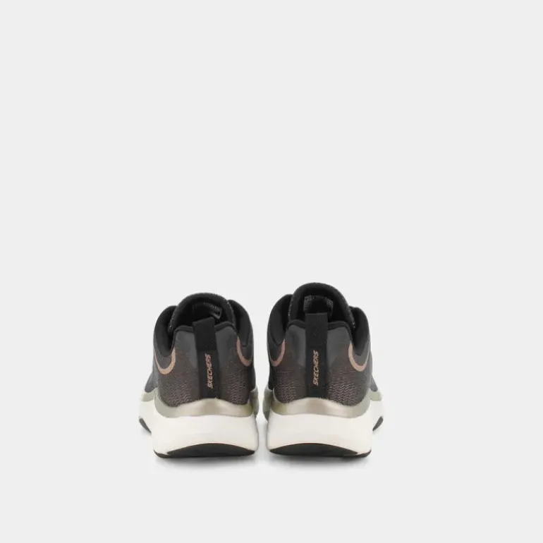 D'LUX FITNESS- SPORTIVE Black Mesh/Rose Gold 149837