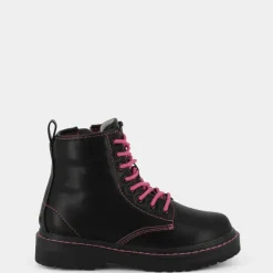DORIS- SCARPONCINI E STIVALETTI NERO/FUXIA LKHG5550