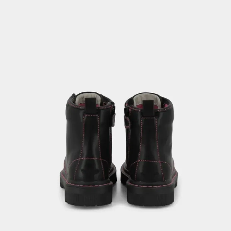DORIS- SCARPONCINI E STIVALETTI NERO/FUXIA LKHG5550