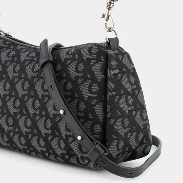 DROP MONOGRAM- TRACOLLE BLACK 3142G-UB1