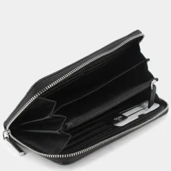 EMBOSSED- PICCOLA PELLETTERIA BLACK 12439-BEH