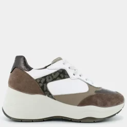 ENOLA- SNEAKERS BIANCO-FANGO 6676544