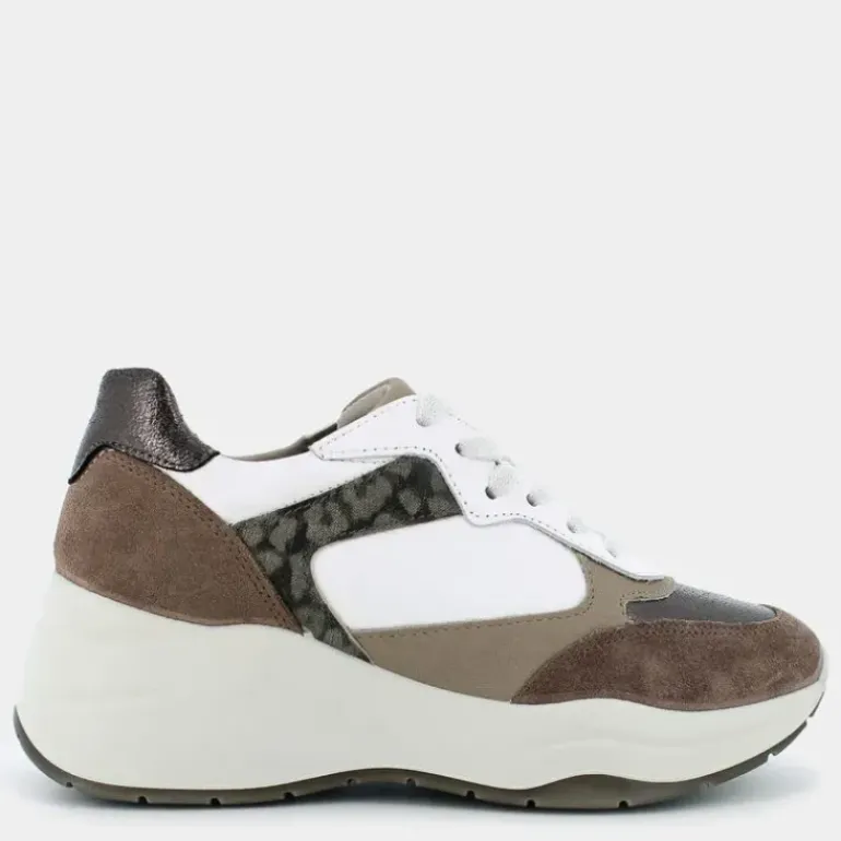 ENOLA- SNEAKERS BIANCO-FANGO 6676544
