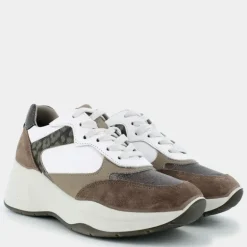 ENOLA- SNEAKERS BIANCO-FANGO 6676544