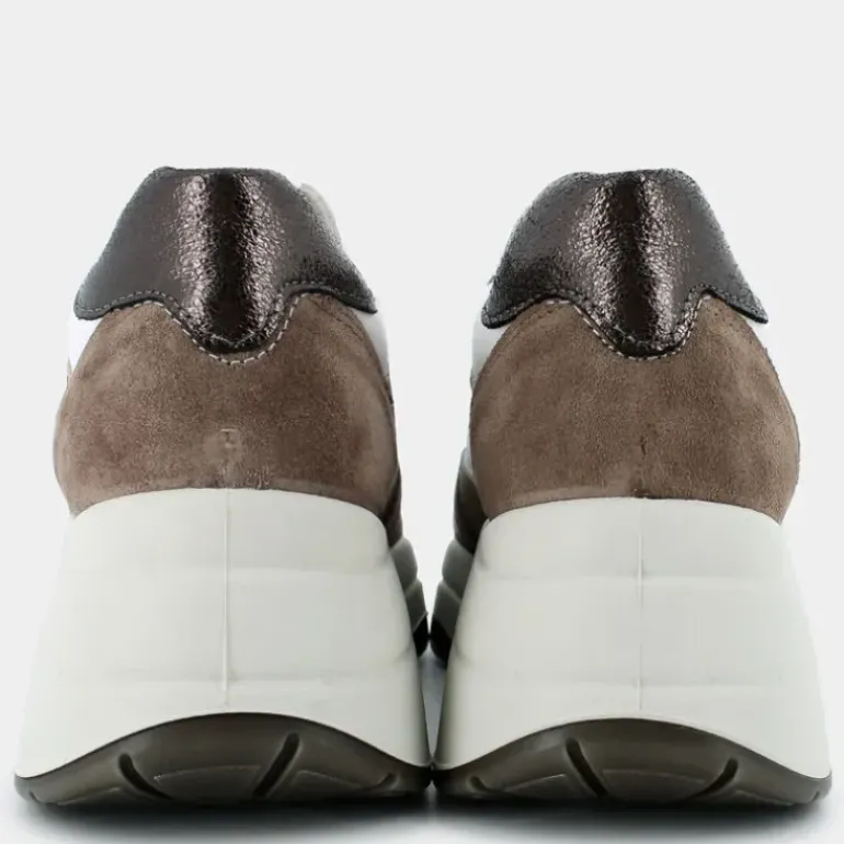 ENOLA- SNEAKERS BIANCO-FANGO 6676544
