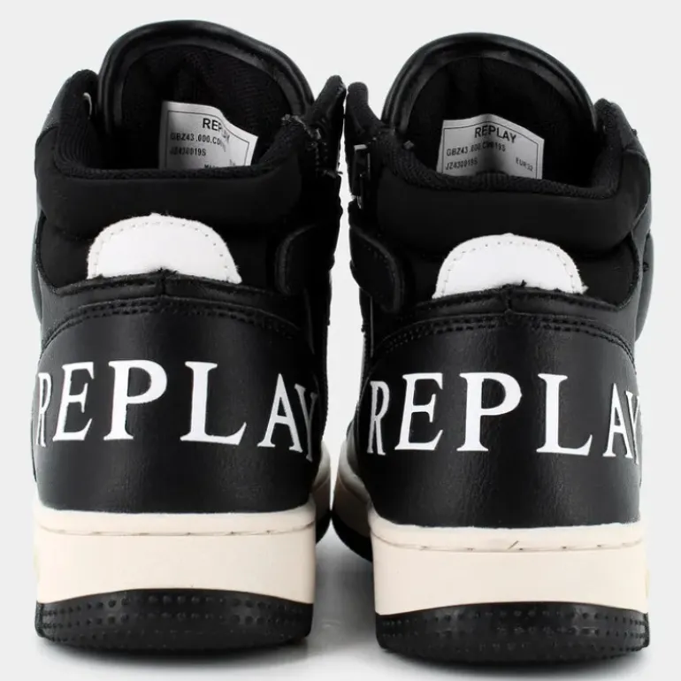 EPIC JR MID BOY 4- SNEAKERS BLACK WHITE JZ430019S