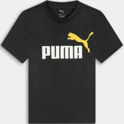 ESS 2 COLOR No.1 Logo Tee B- T-SHIRT PUMA Black-Sunny Yellow 685778
