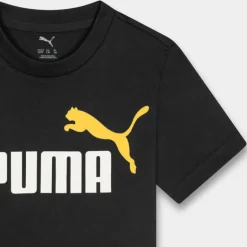 ESS 2 COLOR No.1 Logo Tee B- T-SHIRT PUMA Black-Sunny Yellow 685778