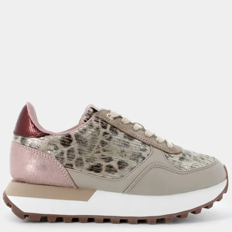 EVELYN 820- SNEAKERS BEIGE/MACULATO 4F4721
