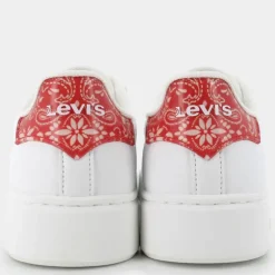 EVELYN- SNEAKERS WHITE RED BANDANA VEVE0002S