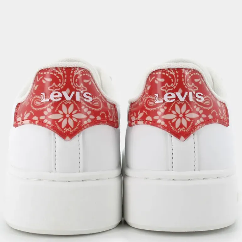 EVELYN- SNEAKERS WHITE RED BANDANA VEVE0002S