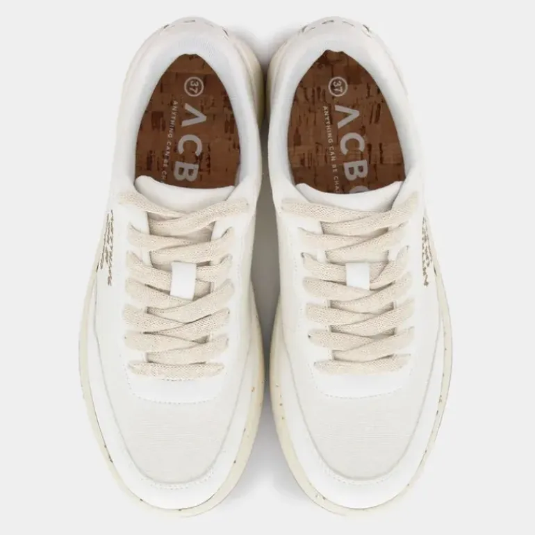 EVERGREEN HEMP- SNEAKERS WHITE SHEH200