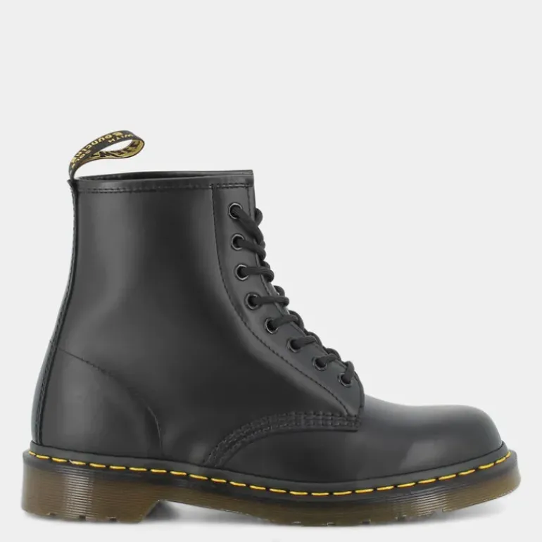 1460 8 EYE BOOT BLACK SMOOTH- SCARPONCINI BLACK 1460