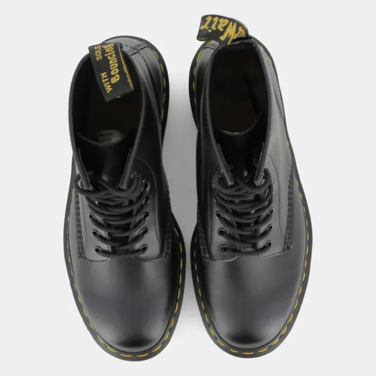 1460 8 EYE BOOT BLACK SMOOTH- SCARPONCINI BLACK 1460