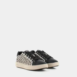 FAP12- SNEAKERS NERO/LEOPARDO FL5MEL