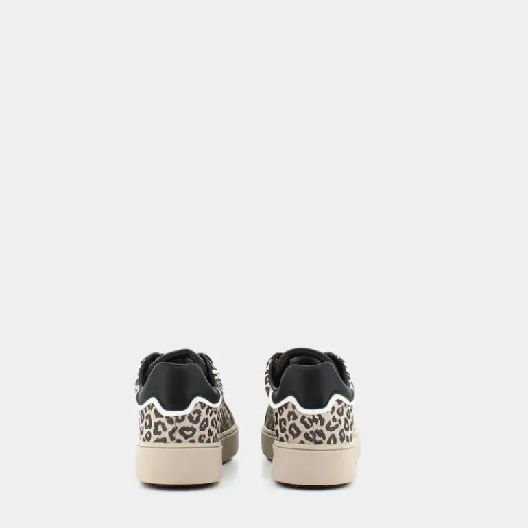 FAP12- SNEAKERS NERO/LEOPARDO FL5MEL