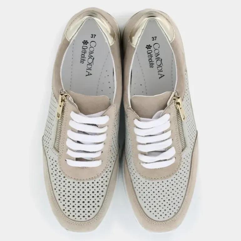 FAST- SNEAKERS PLATINO WR-E25D-09