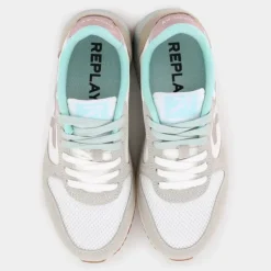 FIBER W- SNEAKERS LT GREY WHT PINK RS9O0006T