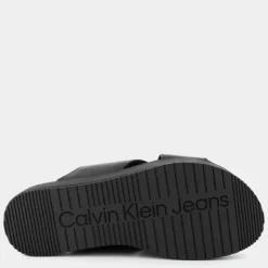 FLATFORM CROSS MG UC- SANDALI Triple Black YW0YW013490GT