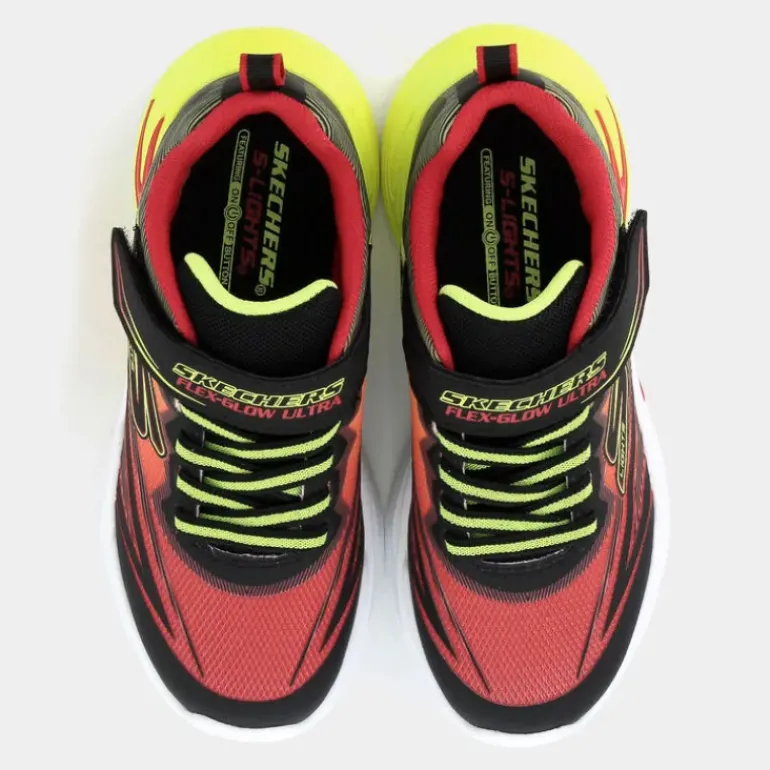 FLEX-GLOW ULTRA- SPORTIVE Black/Red & Yellow/Yellow 400139L