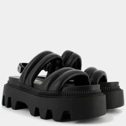 FLORA- SANDALI NERO 1602201
