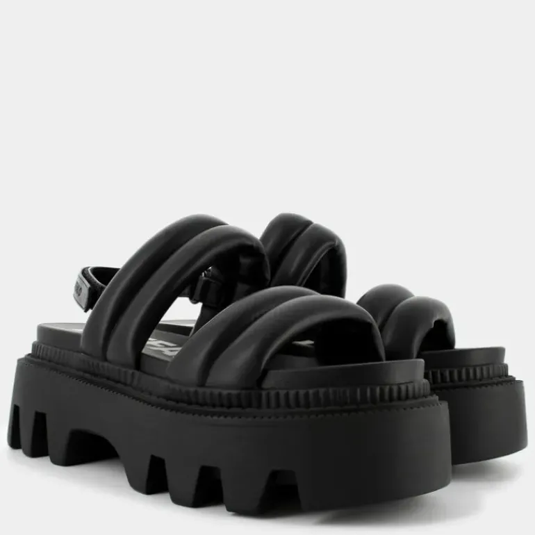 FLORA- SANDALI NERO 1602201