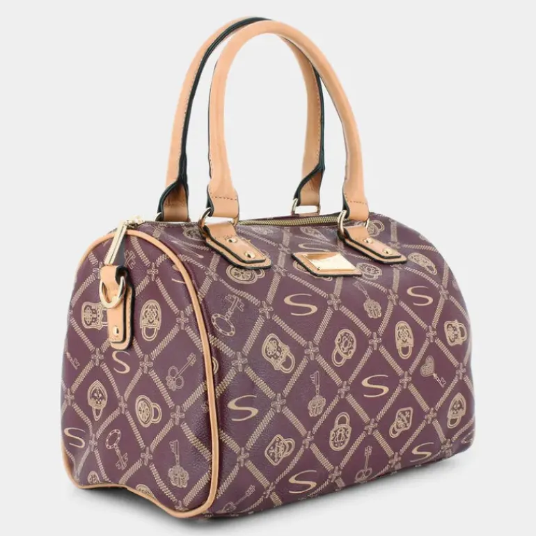 FOREVER- BORSE BORDEAUX-CREMA LJ-I25-008