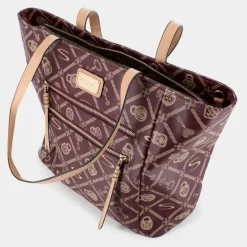 FOREVER- BORSE BORDEAUX-CREMA LJ-I24-001