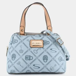 FOREVER- BORSE CELESTE-CREMA LJ-E24-06