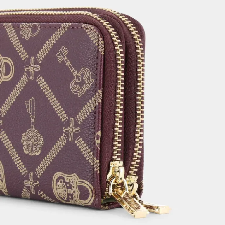 FOREVER- PICCOLA PELLETTERIA BORDO-CREMA LJ-I25-101