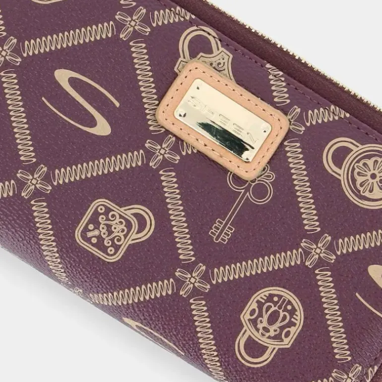 FOREVER- PICCOLA PELLETTERIA BORDO-CREMA LJ-I25-101