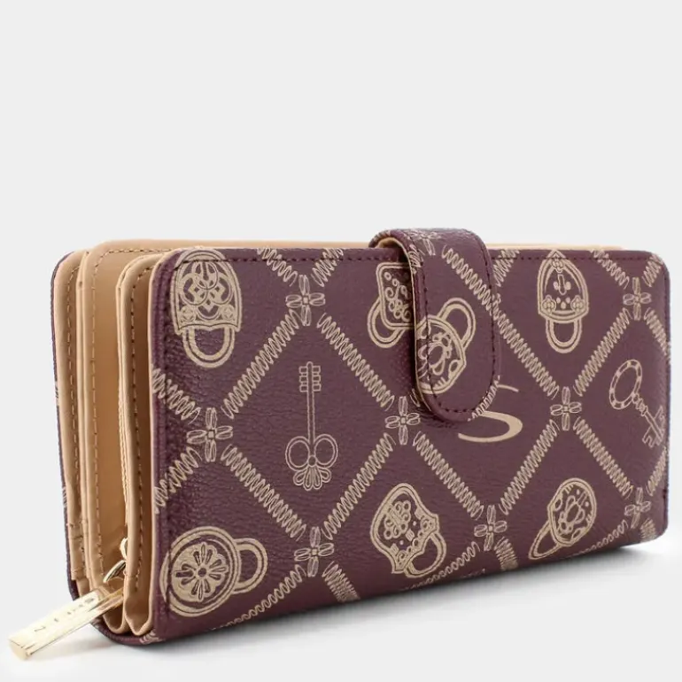 FOREVER- PICCOLA PELLETTERIA BORDO-CREMA LJ-I25-100