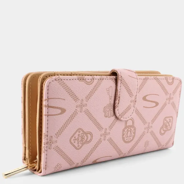 FOREVER- PICCOLA PELLETTERIA ROSA-CREMA LJ-E24-100