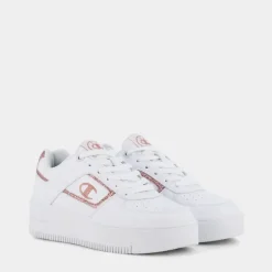 FOUL PLAY PLATFORM- SPORTIVE WHT/PNK S11576